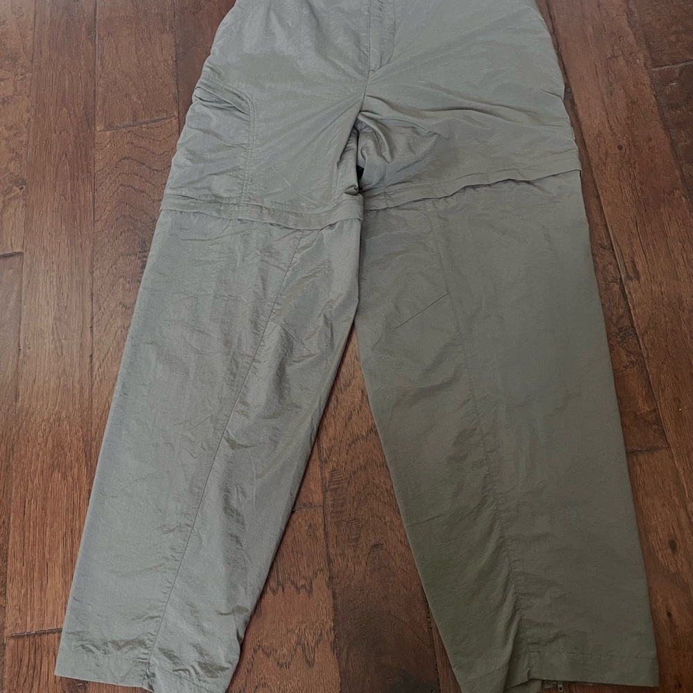 REI Co-Op Womens Convertible Cargo Hiking Pants Olive Size S New